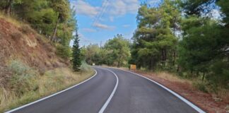 Ολοκληρώθηκε η συντήρηση του δρόμου Ελασσόνα – Μοναστήρι – διασταύρωση Δρυμού (φώτο)