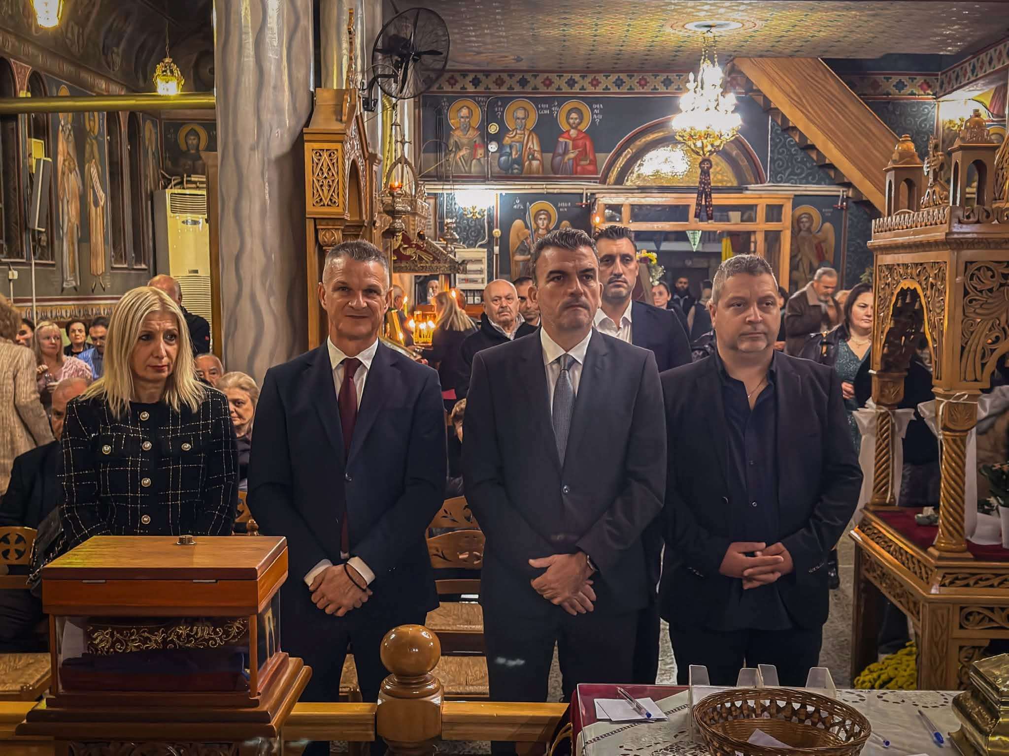 Στον Άγιο Δημήτριο Νέας Σμύρνης Λάρισας ο Βασίλης Πινακάς για τον Μεθέορτο Εσπερινό