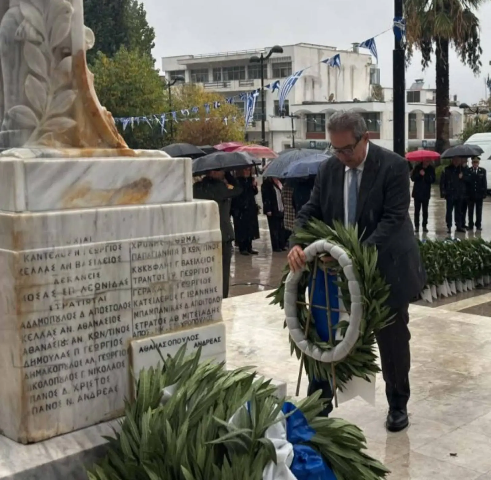 Στα Φάρσαλα η Χριστίνα Κοντογιάννη τιμώντας την επέτειο του ΟΧΙ 1940