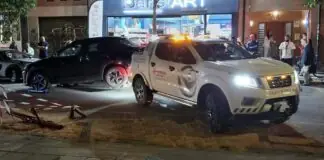 Αυτοκίνητο σκόρπισε τον φόβο στο κέντρο της Λάρισας – Έχασε τον έλεγχο η οδηγός / ΦΩΤΟ