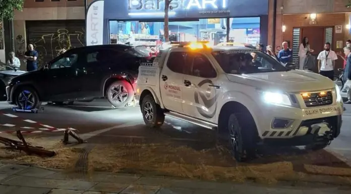 Αυτοκίνητο σκόρπισε τον φόβο στο κέντρο της Λάρισας – Έχασε τον έλεγχο η οδηγός / ΦΩΤΟ